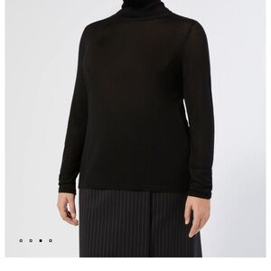 Marina Rinaldi Black Turtleneck sweater - NWT - size Medium